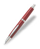 Pilot Capless Rhodium Trim Fountain Pen - Red