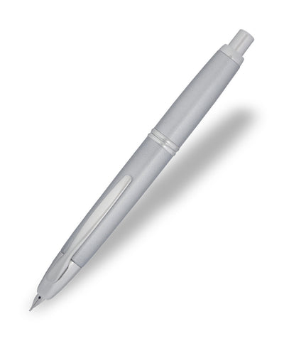 Pilot Capless Rhodium Trim Fountain Pen - Silver