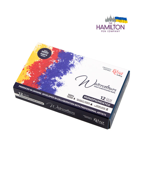 Rosa Gallery Watercolour Paints - Mono-pigmented Set of 12