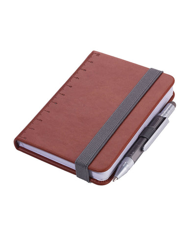 Troika Lilipad Notebook & Liliput Pen - Brown