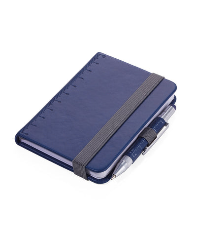 Troika Lilipad Notebook & Liliput Pen - Dark Blue