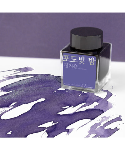 Wearingeul Fountain Pen Ink - The Night Colored In Grape